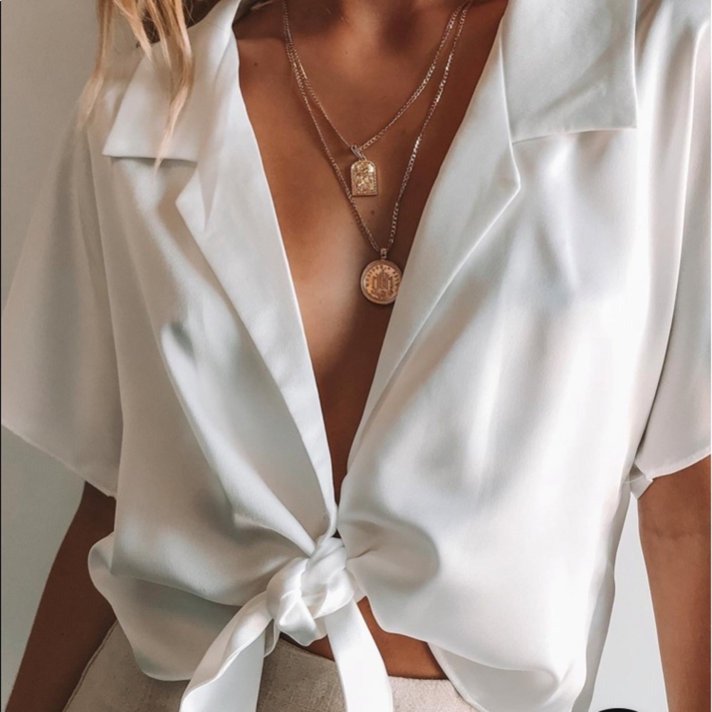 Princess Polly The Raglan White Top